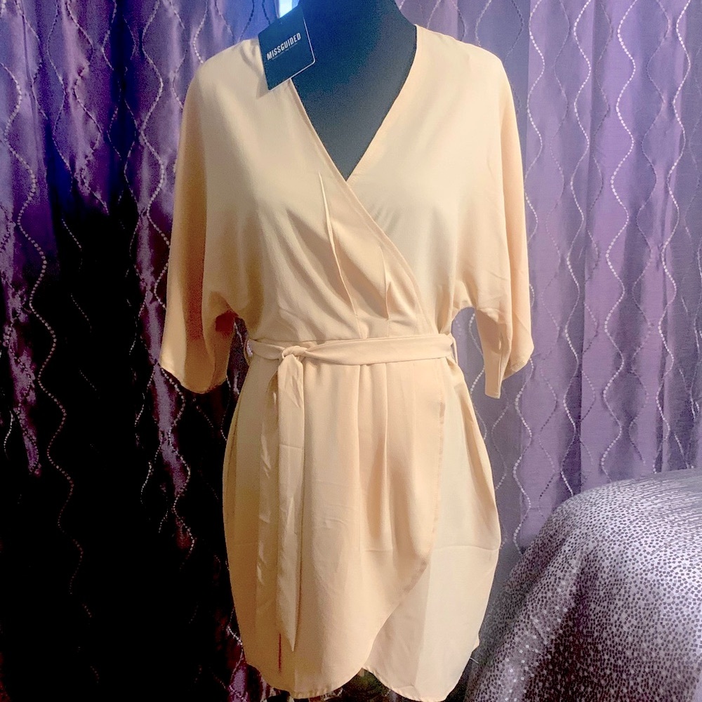 Tan Misguided Dress